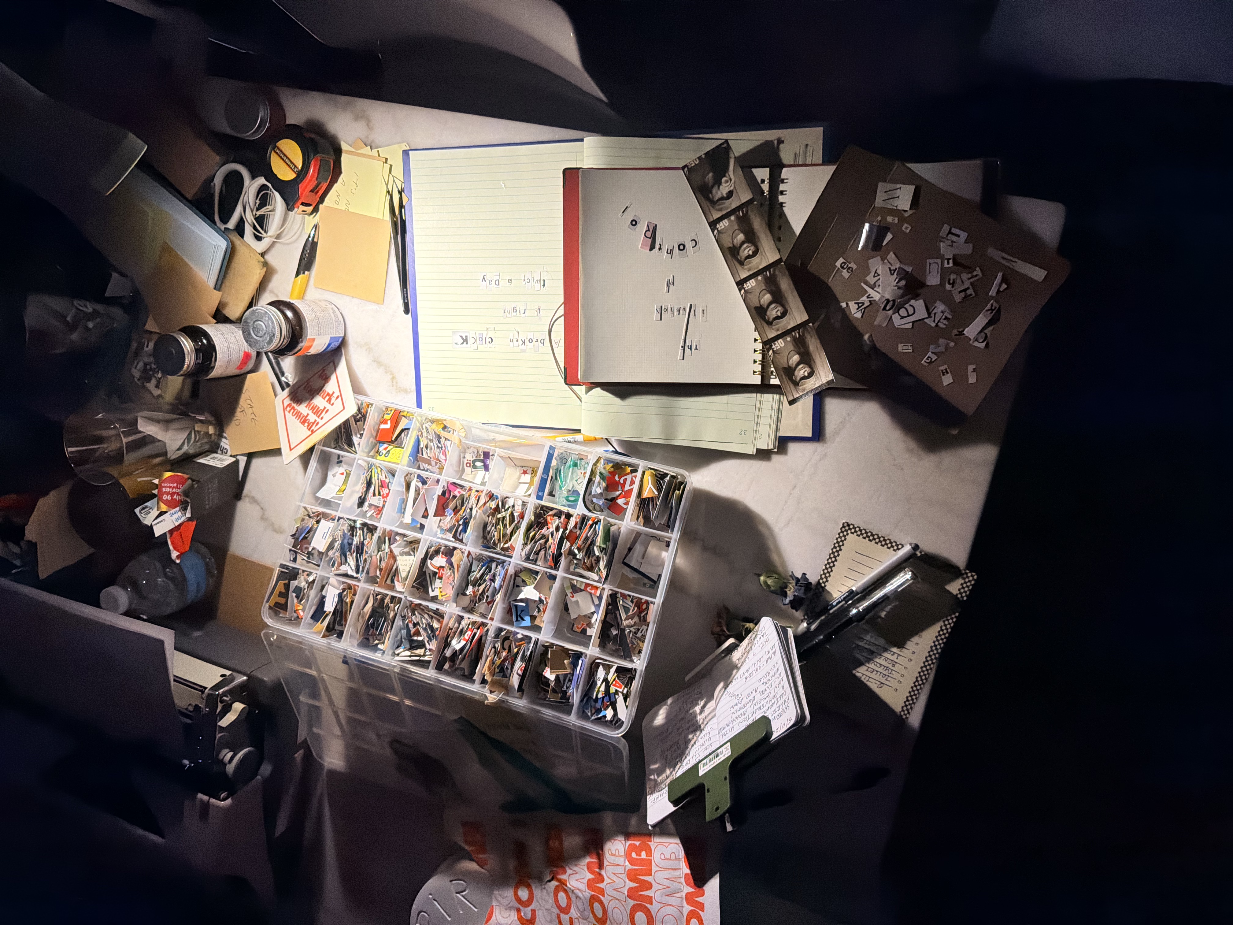 A personal photo taken the same day, reflecting on how much of this process is actually within your control.